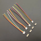 10Set Mini SH 1.0 2Pin 3P 4P 5P 6P 8P 10P 12P Micro PCB Vertical/RA SMT Male Pin Header Wafer Socket+Female Wires Cable 20mm