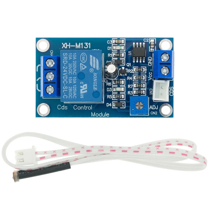 XH-M131 DC 5V 12V 24V 10A Light Control Switch Photoresistor Relay Module Detection Sensor brightness Automatic Control YANXD
