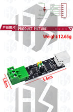 1PCS USB 2.0 to TTL RS485 Serial Converter Adapter FTDI Module FT232RL SN75176 double function double for protection Top Sale