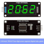 Y-1 Piece 0.56" 4-Digit LED Display Module TM1637 7-Segment Digital Tube for Arduino Electronic Clock Display Board