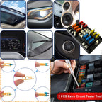 120Pcs Standard Auto Fuse Kit-ATO/ATC Blade Fuse Assortment (1A-35A) for Car Truck SUV Electrical Repair Replacement Electrical