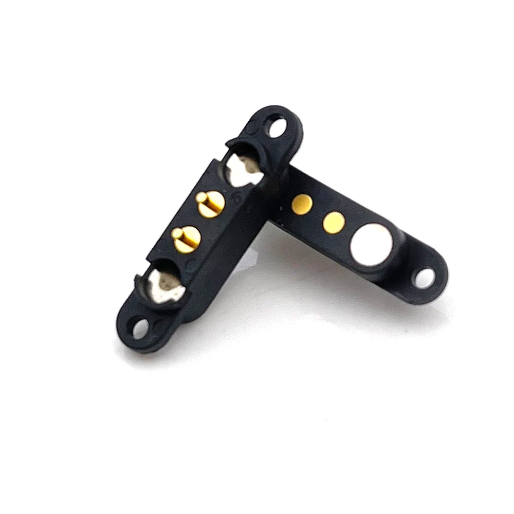 1sets 2A 2Pin DC Magnetic Pogo Pin Connector 2 Pin Pogopin Male Female Spring Loaded DC Power Socket Pitch 2.80mm