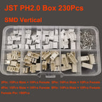 19 Type JST Box SH1.0/MX1.25/PH2.0/XH2.54/VH3.96/SM2.54/SYP Pitch Connector Terminal Kit  SMD/Straight/Right Angle Type DIY