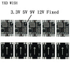 5pcs DC-DC Step-down Power Supply Module DC 5V-12V 24V to 5V 3.3V 9V 12V Fixed Output High-Current Buck Converter Board