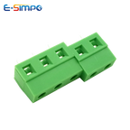 10pc PCB Screw Terminal Block 128-3.5/3.81/5.0/5.08/7.5/7.62-2P 3Pin Spliceable 0.15/0.2/0.25/ 0.3inch Pitch Rohs Wire Connector