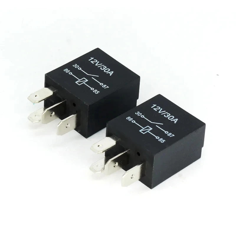 Violet Automotive Relay 12 24V 30A for Air Conditioner Oil Pump Truck - 5P/4P Options - Universal Auto Electrical Part