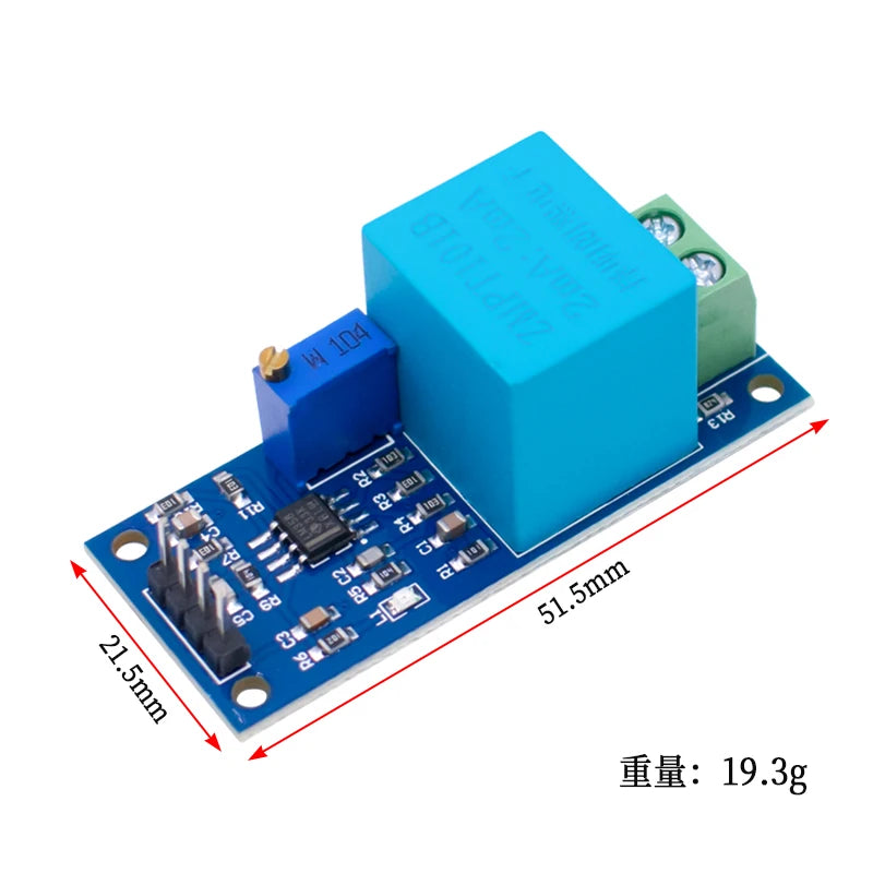 WAVGAT ZMPT101 Active Single Phase Voltage Transformer Module AC Output Voltage Sensor for Arduino Mega ZMPT101B 2mA