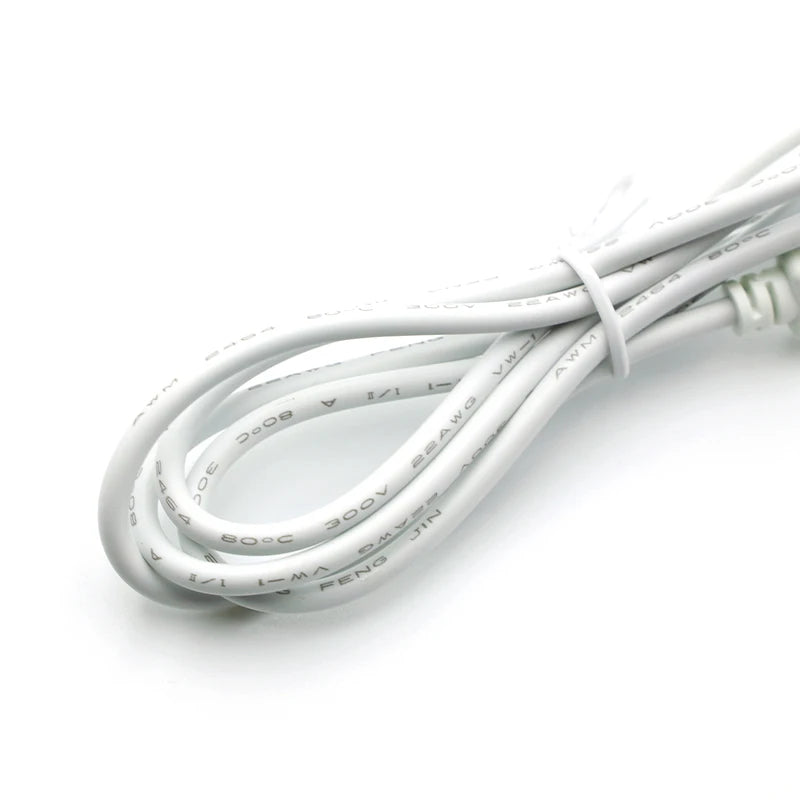 1/3/5PCS USB 2.0 Male Plug 2pin Bare Wire USB Power Cable DIY Pigtail Cable For USB Equipment Installed Replace Repair DIY White