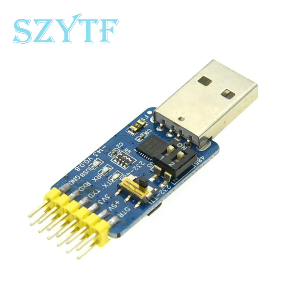 CP2102 USB-UART 6-in-1 Multifunctional(USB-TTL/RS485/232,TTL-RS232/485,232 to 485) Serial Adapter for Arduino