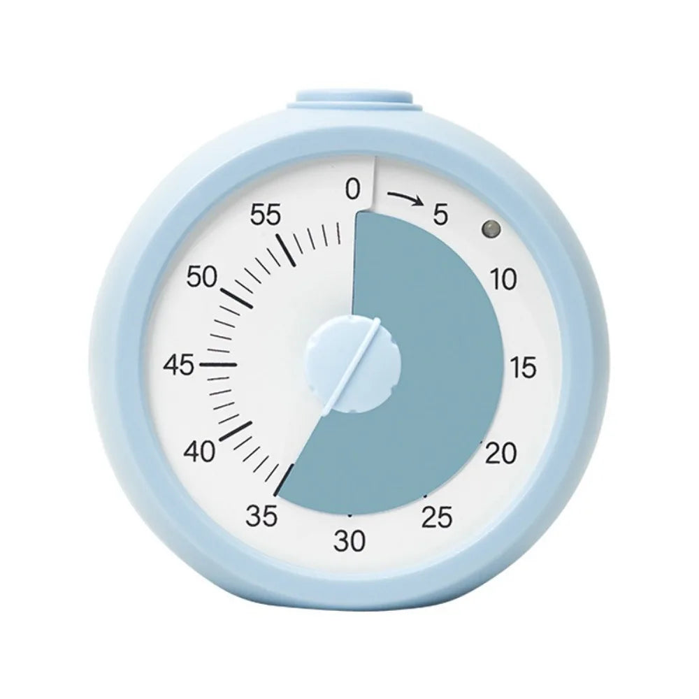60 Minute Visual Timer Self Discipline Silent Operation Countdown Alarm Clock Square / Round Design Visualization