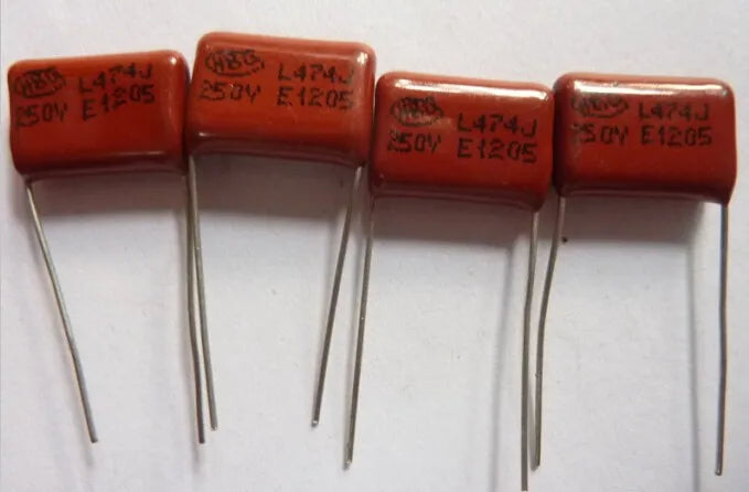 10pcs/100pcs CBB 474 250V 474J CL21 0.47uF 470nF P15 Metallized Polypropylene Film Capacitor