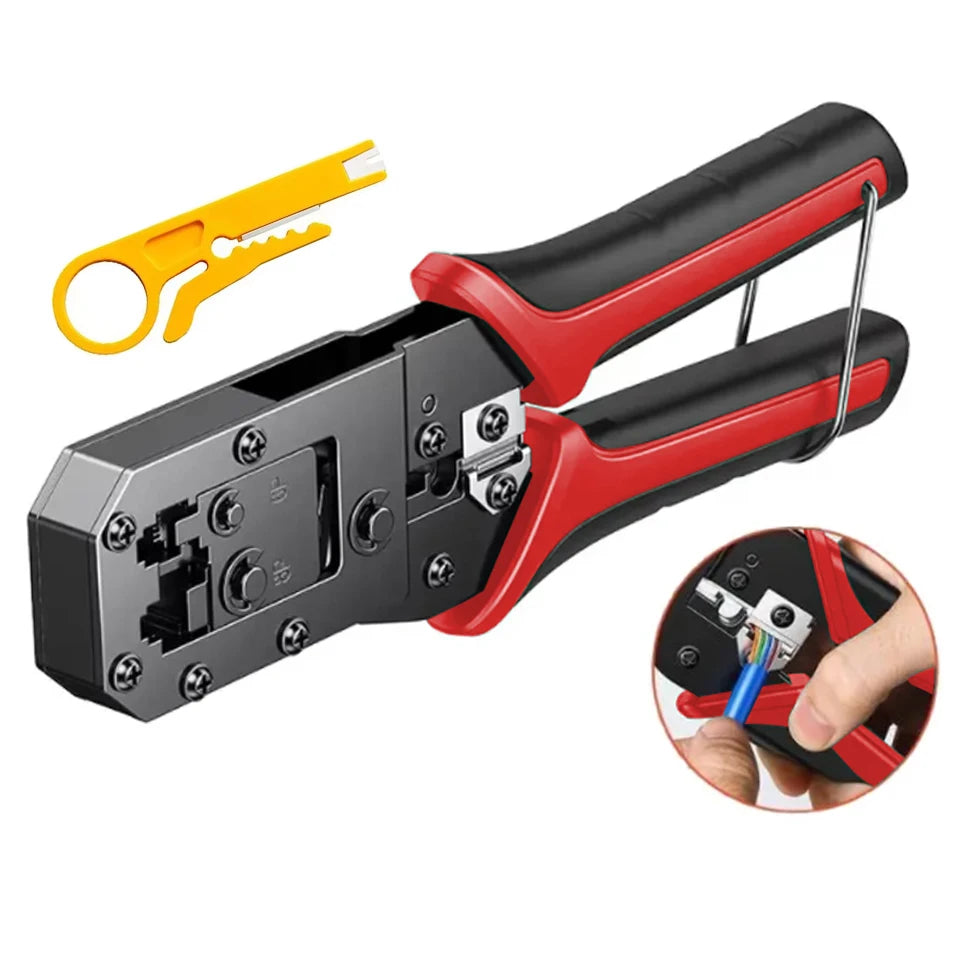 RJ45 Crimping Tool Ethernet Network LAN Cable Crimper Cutter Stripper Plier 8P RJ45 6P RJ12 RJ11 for Modular Connector