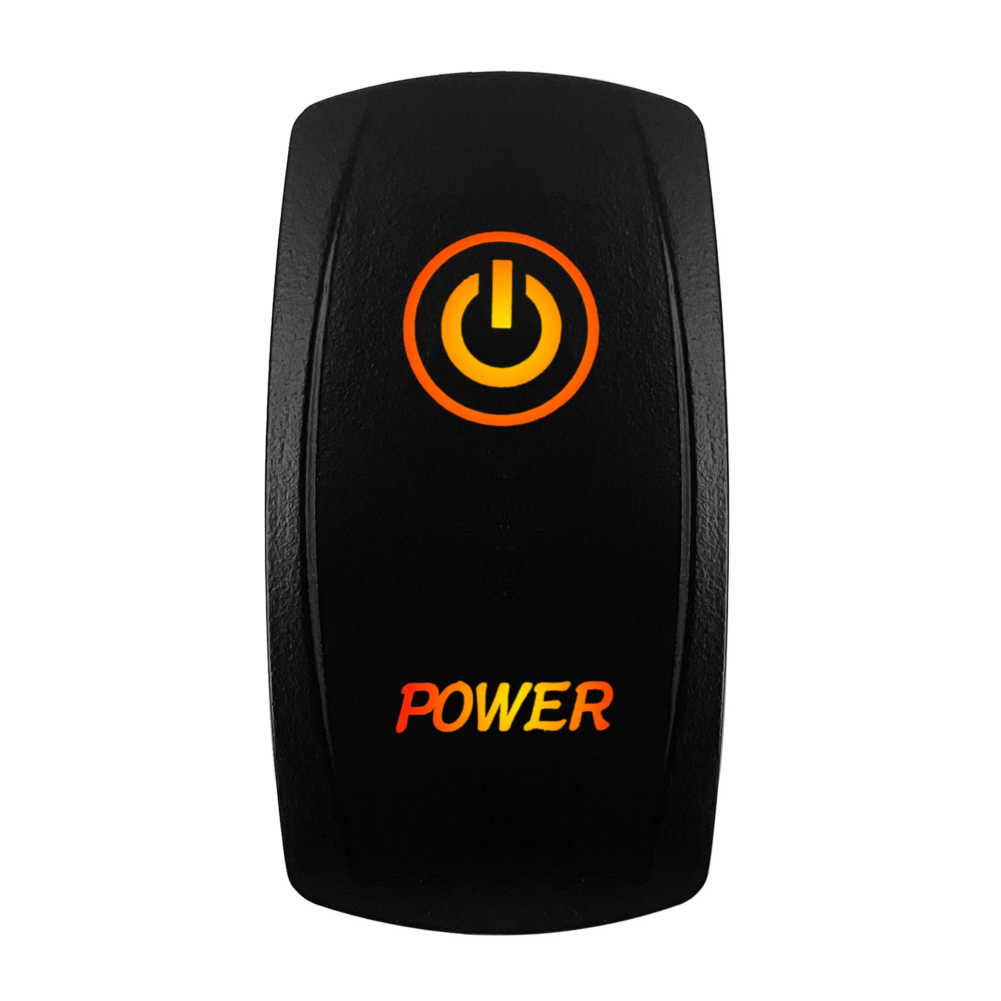 12V-24V Orange Led Rocker Switch Waterproof 20A Amber Light SPST DPDT Toggle Key for Car Boat ATV Camper Motorhome Auto Machine