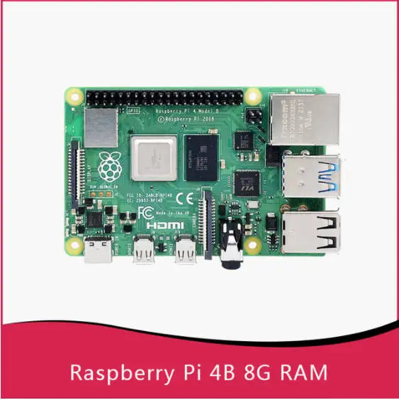Official Original Raspberry Pi 4 Model B Dev Board Kit RAM 2G 4G 8G 4 Core CPU 1.5Ghz 3 Speeder Than Pi 3B+