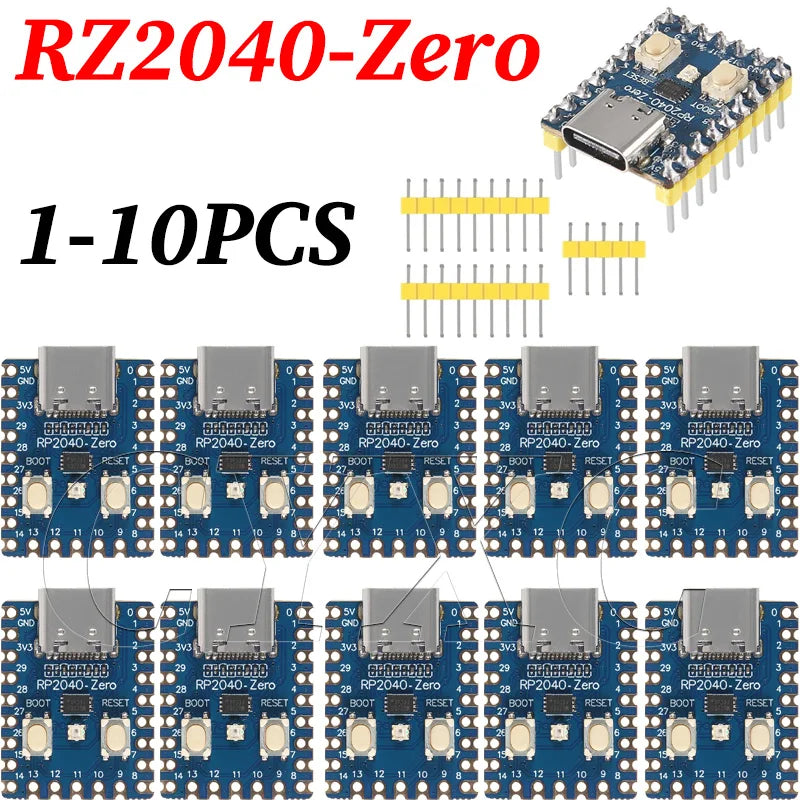 RP2040-Zero RP2040 Microcontroller PICO Development Board Dual-core 264KB Cortex M0+ Processor 2MB Flash