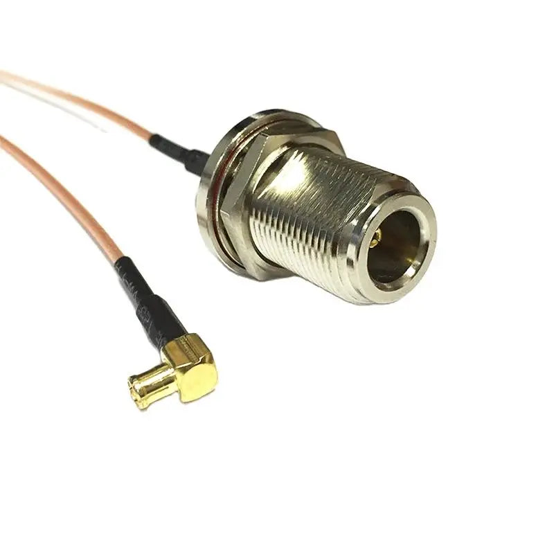 MCX Right Angle 90-Degree Switch N Type Female Bulkhead Pigtail Cable RG316 RG174 RG178 15cm/30cm/50cm/100cm For Wifi Router