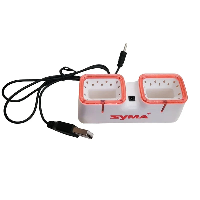 SYMA X22 X22W X22SW Dual USB Fast Charger 7 4V 2S LiPo Battery Charger Smart LED Display Overcharge Protection RC Drones Quad