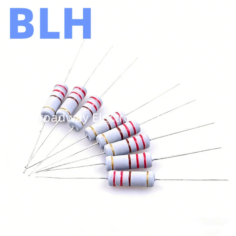 10PCS 5W Carbon Film Resistor 5% 30R 33R 36R 39R 43R 47R 51R 56R 62R 68R 75R 82R 91R 100R 110R 120R 130R 150R 160R 180R 200R Ohm