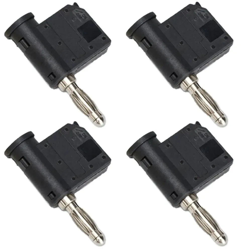 4PCS Stackable Banana Plug No Soldering Lamp Pitcher Flower Stacking Plug 16.8mm Testing Instrument Power Connection Connector