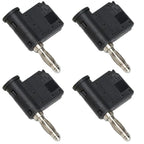4PCS Stackable Banana Plug No Soldering Lamp Pitcher Flower Stacking Plug 16.8mm Testing Instrument Power Connection Connector