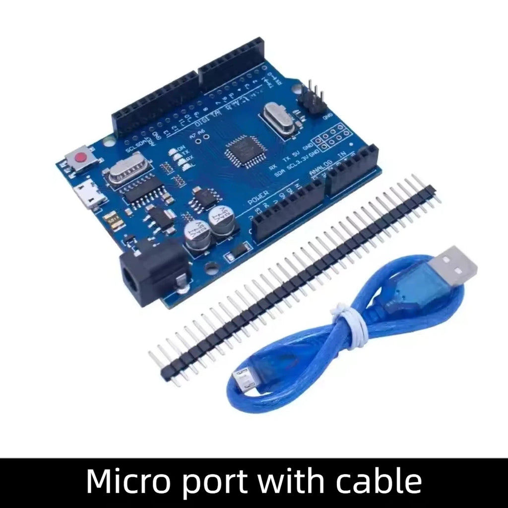 R3 ATMEGA16U2 CH340G+MEGA328P SMD Chip 16Mhz For Arduino UN0 R3 Official ATEGA328P Development board + USB CABLE One set