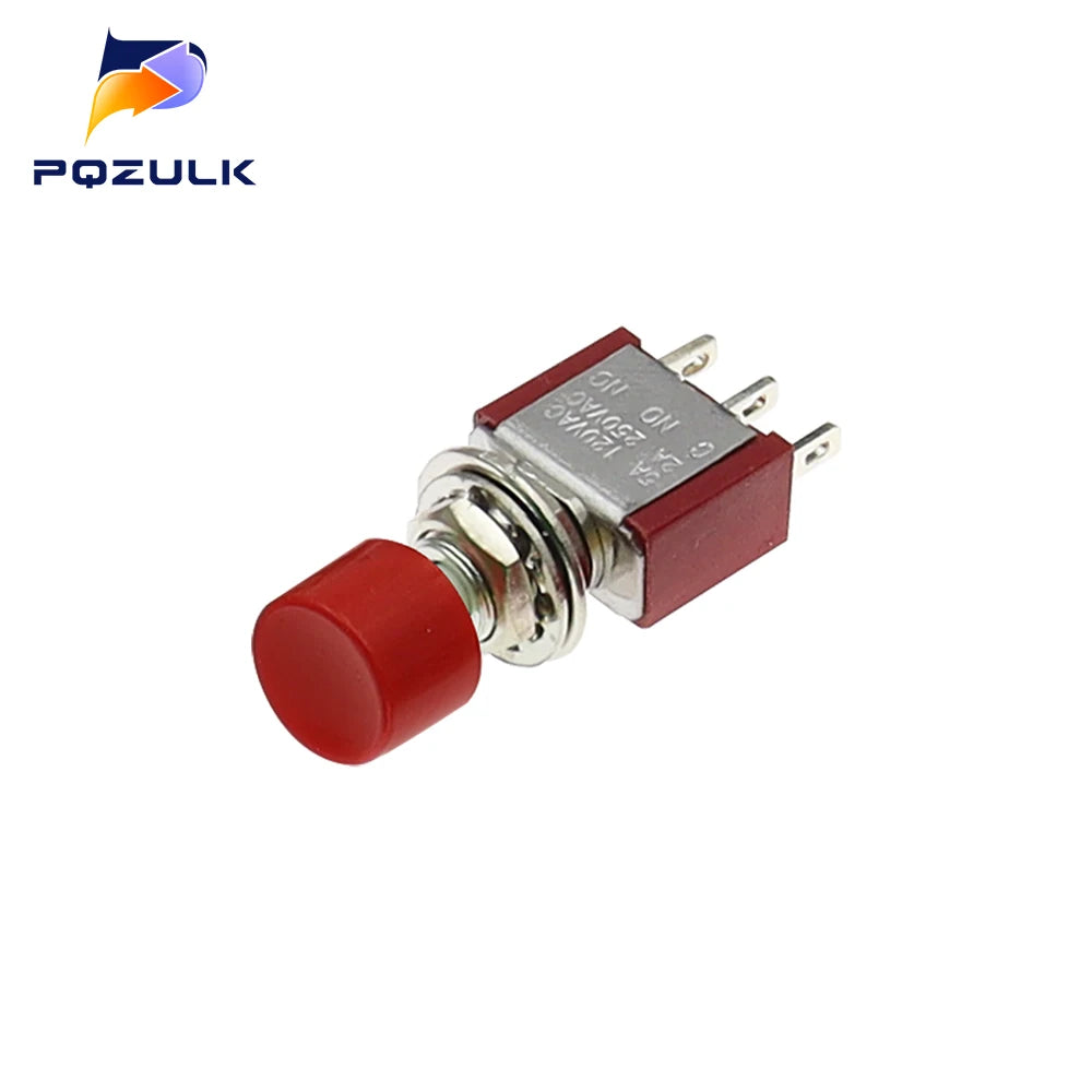 High Quality 6mm 3/6Pin 2 Position Mini Momentary Automatic return Push Button Switchl ON OFF 5A125V/2A250V Toggle Switch