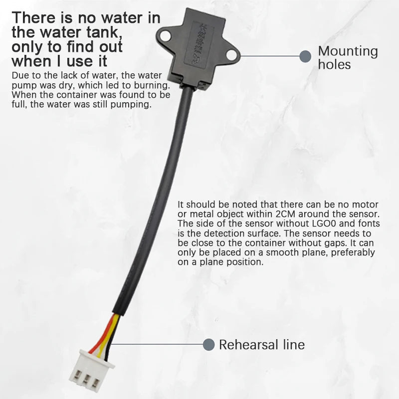 3.3V-5V Non Contact Water Level Sensor Capacitive Liquid Level Sensor Liquid Detection Switch Controller Water Level Detector