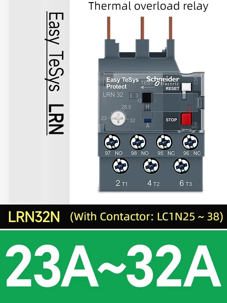 Schneider Electric Three-Pole Thermal Overload Relay LRN10N LC1N AC Contactor Thermal Magnetic Release Protector LAEB1N Base