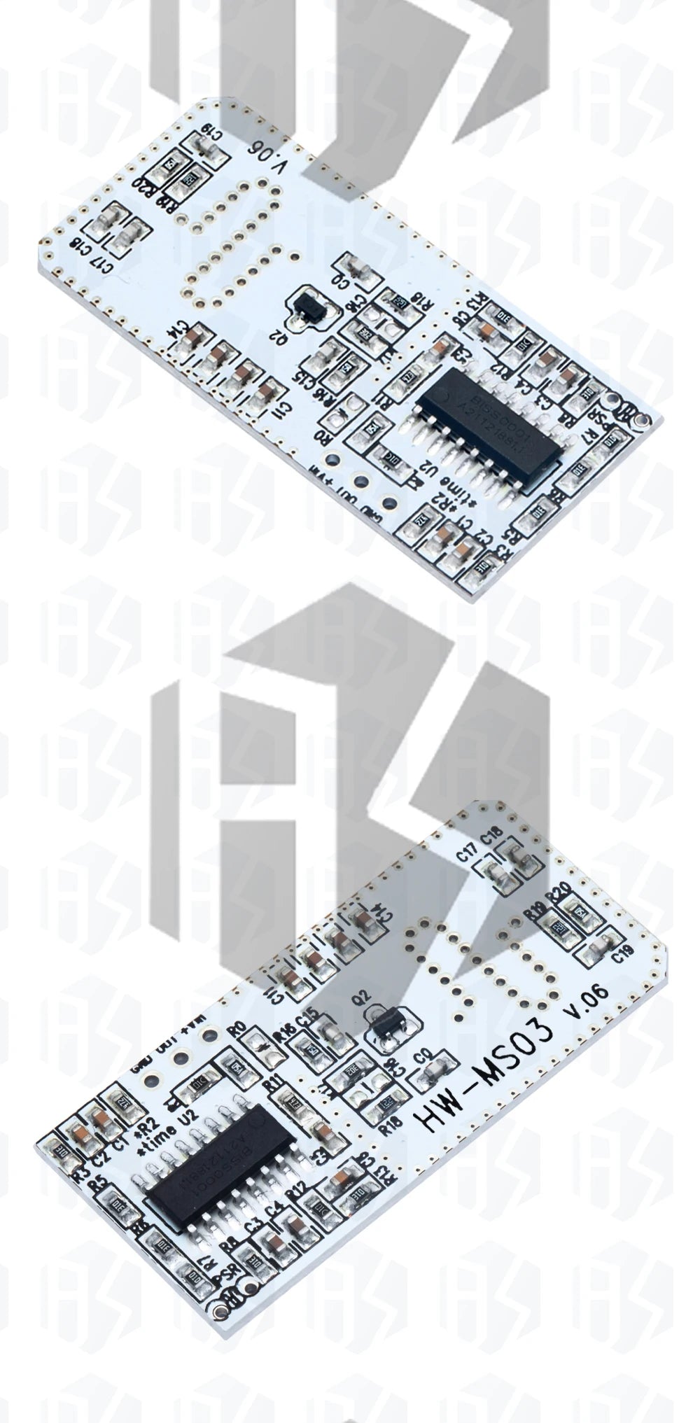 HW-MS03 2.4-5.8GHz Microwave Doppler Radar Motion Sensor - High-Precision Presence Detection Module for Arduino