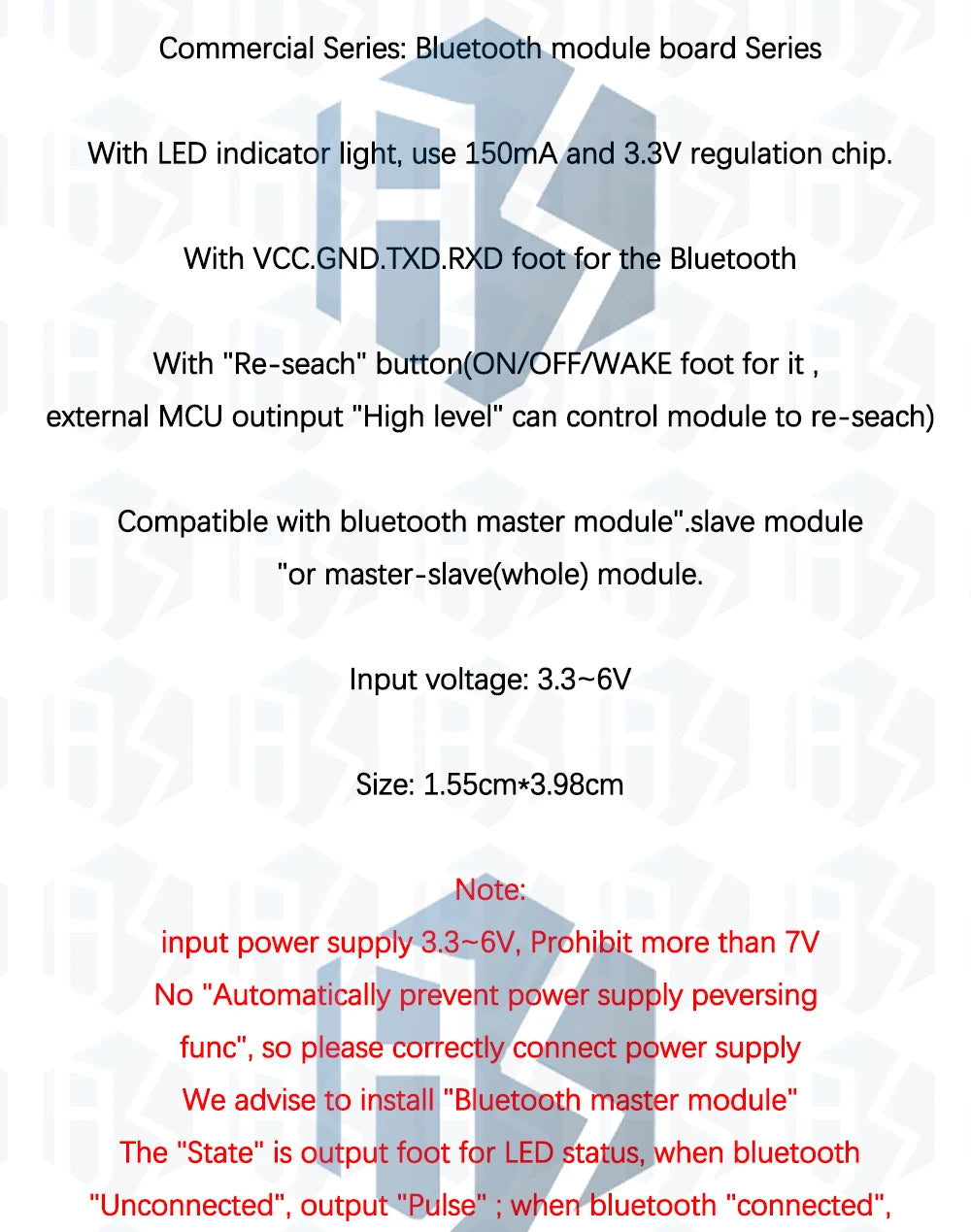 HC-05 HC-06 RF Wireless Bluetooth Transceiver Slave Module HC05 / HC06 RS232 / TTL to UART Converter and Adapter For Arduino
