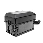 12-Slot Relay Box 6 Relays 6 ATC/ATO Standard Fuses Holder Block with 41pcs Metallic Pins Universal for Automotive Marine Use