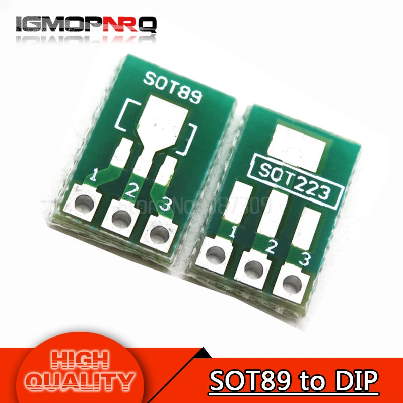 10PCS PCB Board  SMD Turn To DIP SOP MSOP SSOP TSSOP SOT23 8 10 14 16 20 24 28 SMT To DIP Adapter Converter Plate