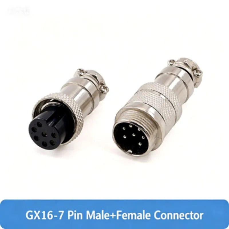 5Set/lot GX16 2/3/4/5/6/7/8/9/10 Pin Male + Female 16mm L88-93 Circular Aviation Socket Plug Wire Panel Connector