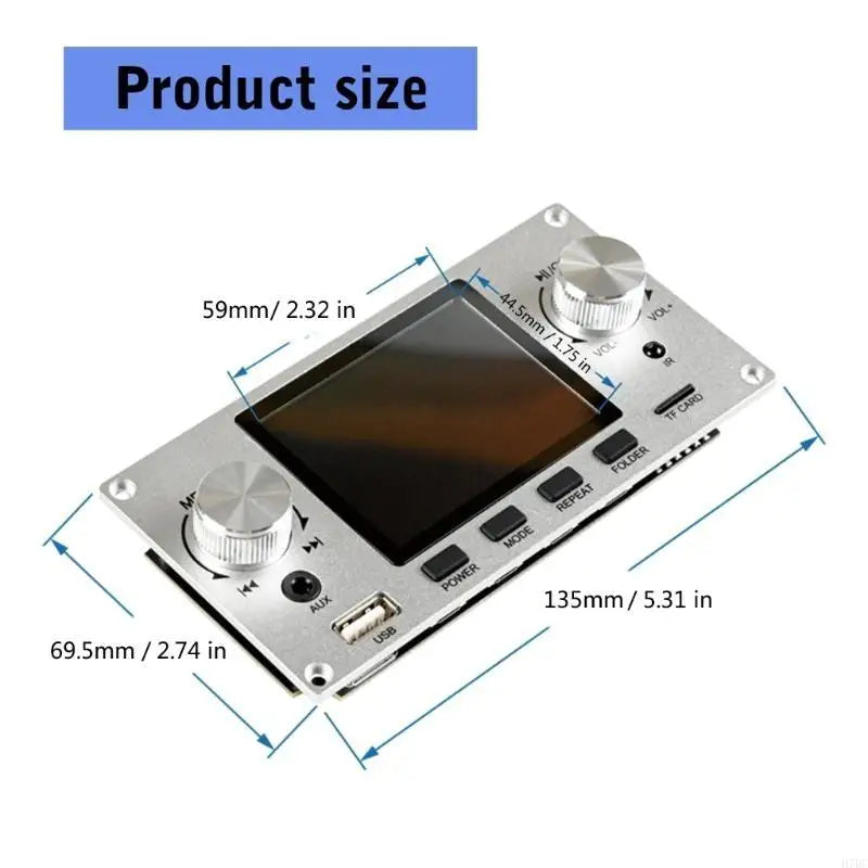 H7BC 2.8inch TFT Color LCD Lossless MP3 Decoders Board Bluetooth-compatible Stereo Sound Decoding USB For Car Amplifiers