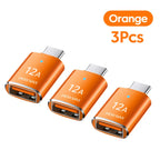 Type C To USB 3.0 OTG Adapter Fast Charging USB Female to Type C Male Converter Data Transfer For Iphone 15 Xiaomi Huawei Phone