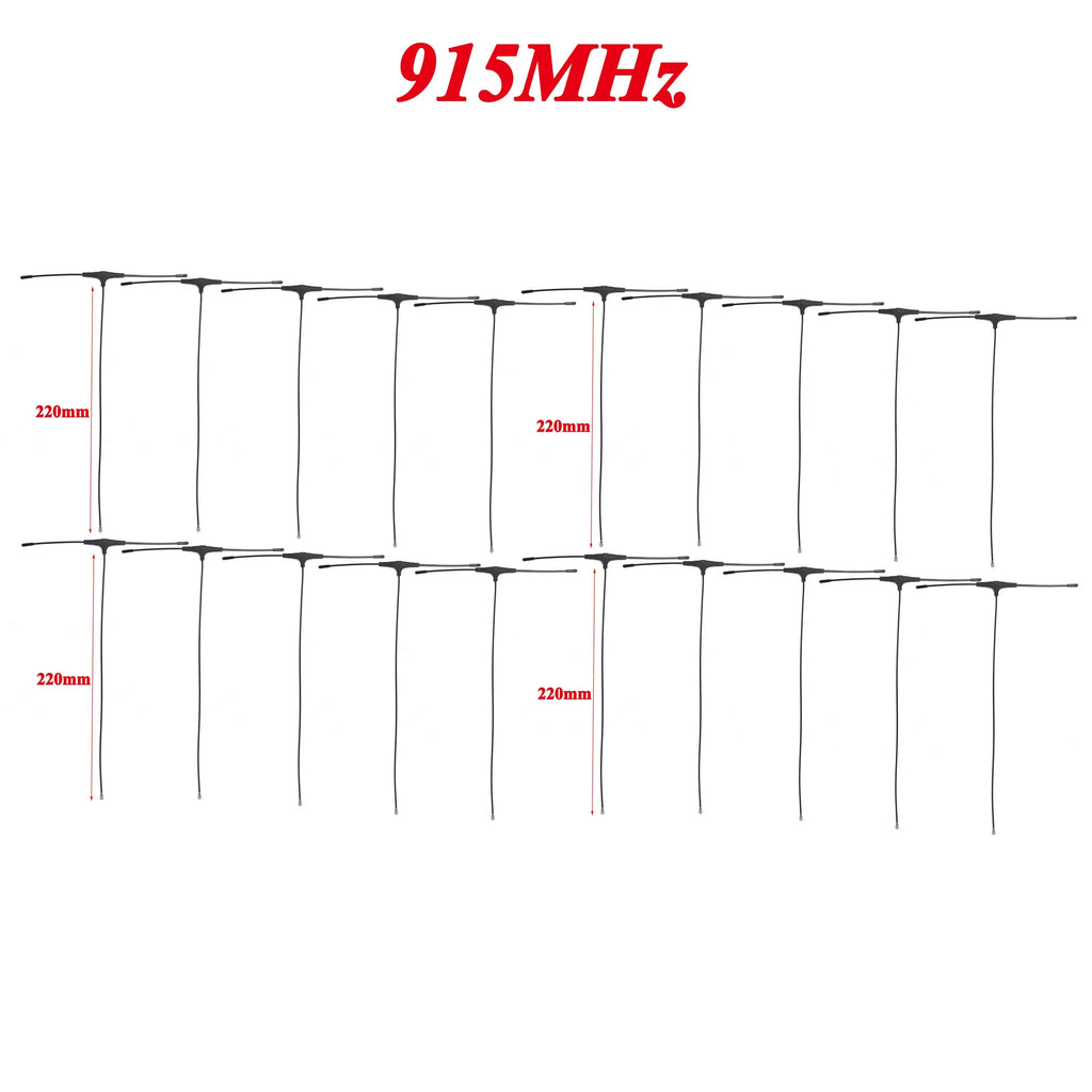 915MHz 2.4G T-type ELRS Antenna 78/120/220mm  IPEX 1 IPEX1 for FPV Drone TBS CROSSFIRE FRSKY R9mm R9MX ELRS Nano EP1 RX Receiver