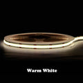 COB LED Strip 480 528 Chips/M High Density Flexible FOB Led Red Green Blue Warm Nature Cool White Linear Dimmable Light 12V 24V