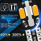 10pcs  W5W Led T10 Canbus Led Bulbs 8Pcs 5730 SMD 168 194 LED Interior Map Dome Lights Auto Clearance Light Parking Signal Lamp