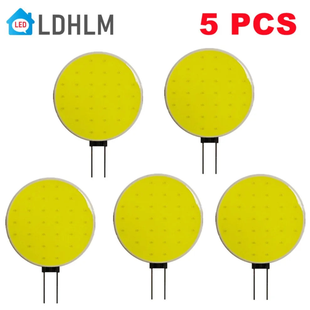 G4 LED Chip COB Bulb 5W 7W DC 12V SMD 5050 Bulb Light Cool White Warm White HeadLighting Replace Halogen Desk Wall Lamp