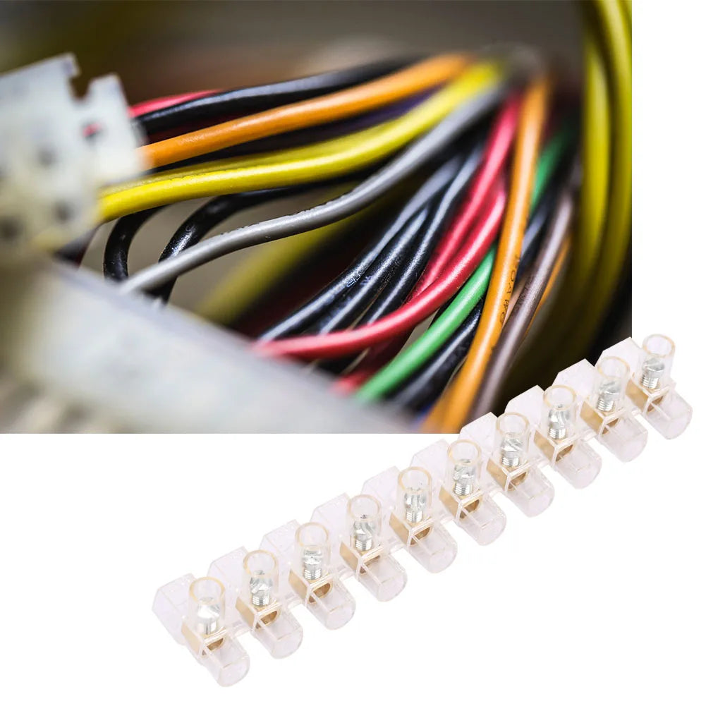 Connector Strip Barrier Screw Connector Strip Terminal Blocks Electrical Wire Terminal Connector Terminal Blocks