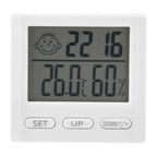 LCD Digital Clock Thermometer Hygrometer Sensor Gauge Weather Station Digital Home Indoor Temperature Humidity Meter Desk Clock