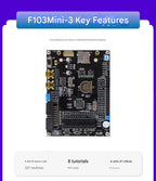 STM32 Development Board STM32F103 Development Board F103RCT6 Microcontroller ARM Embedded Development Board