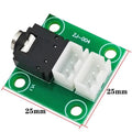 1/2/5PCS 3.5mm Headphone Female Socket PCB Module 2.54 3P Wire Lead Electronic Circuit Connector