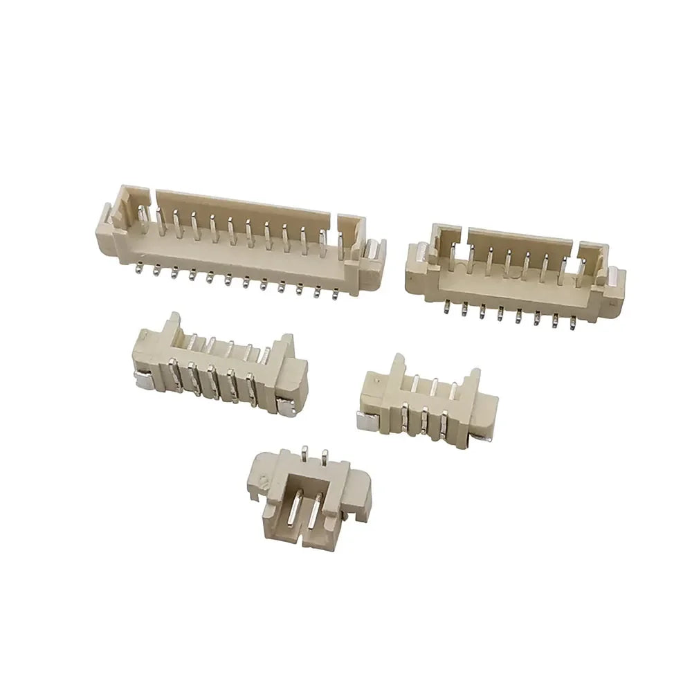 50/100Pcs1.25mm RA SMT Horizontal Vertical SMD  2P3P4P 5P 6P 7P 8P 9P 10P 12P Wafer Male Plug Connector Pin Header Socket