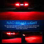 NAO P21W LED PY21W BA15S T20 W21/5W W5W T10 7443 For LADA DRL P21/5W 1300LM Car Lights Bulb 7440 BAY15D W21W 1157 Red White 1156