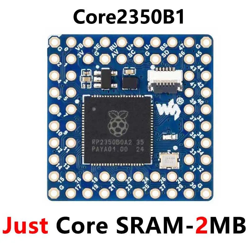 Raspberry Pi Pico 2 RP2350 Core2350B Core Board PSRAM Waveshare Core2350B