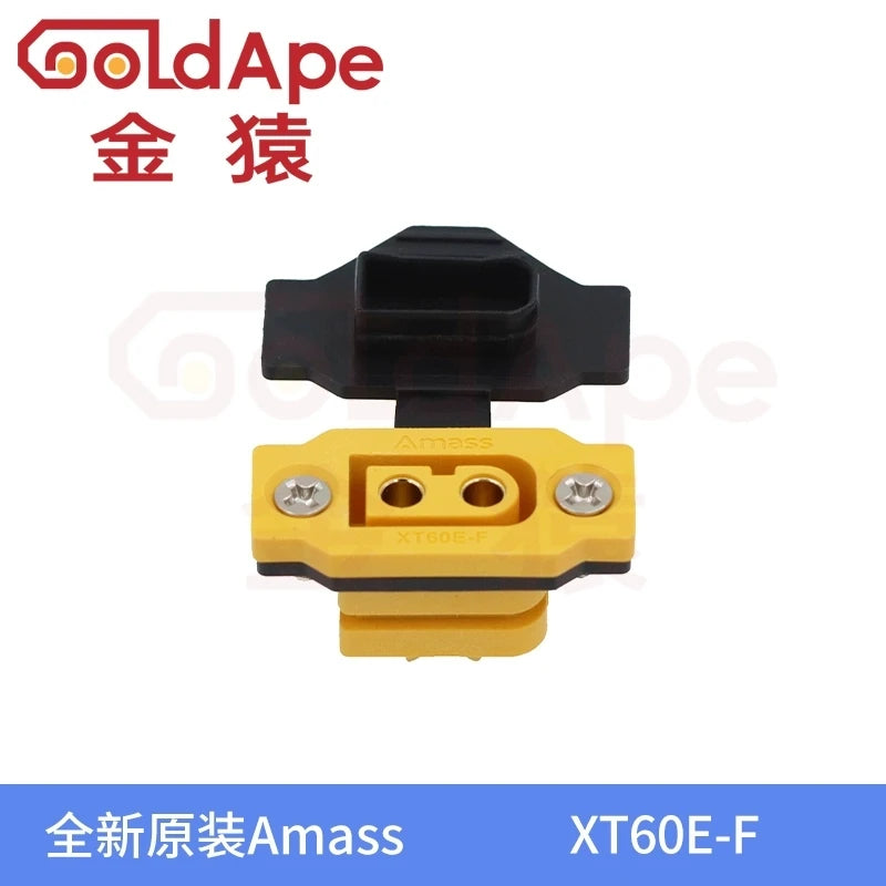 Quick Charge AMASS XT60E-F Model Airplane Battery Gold-plated 30A High Current Female Mountable Plug XT60 Connector