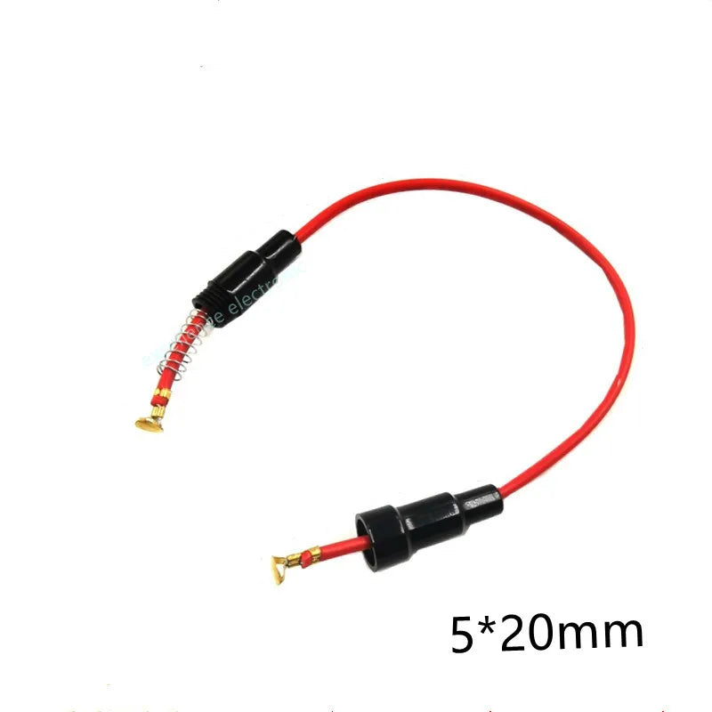 5Pcs BLX-A Glass Fuse Holder 5x20mm 6x30mm PCB Mount Fuseholder Clip Ceramic Fuse Tube Socket for Electrical Safety