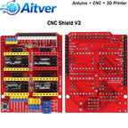 CNC Shield V3 GRBL Controller Kit for Arduino UNO with A4988 DRV8825 TMC2209 V2.0 Stepper Drivers and Limit Switches