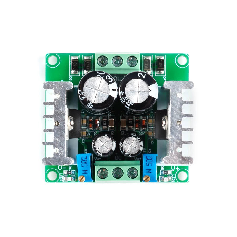 LM317/LM337 AC-DC Dual Power Module Adjustable Converter Rectifier Filter Board OP Amp Amplifier Regulator LM317-337